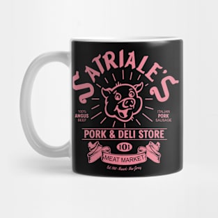 Satriales Pork  Deli Store Pink Piggie Mug